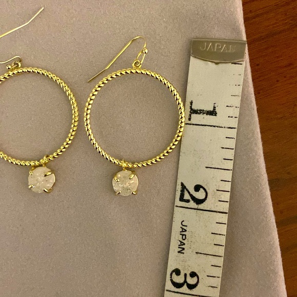 Ava Rose Lowell Hoop Earrings - Picture 3 of 3